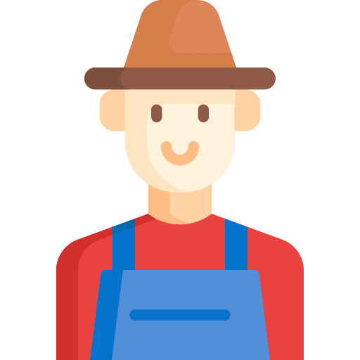Farmer man professions and jobs occupation icon Farmer man professions and jobs occupation icon