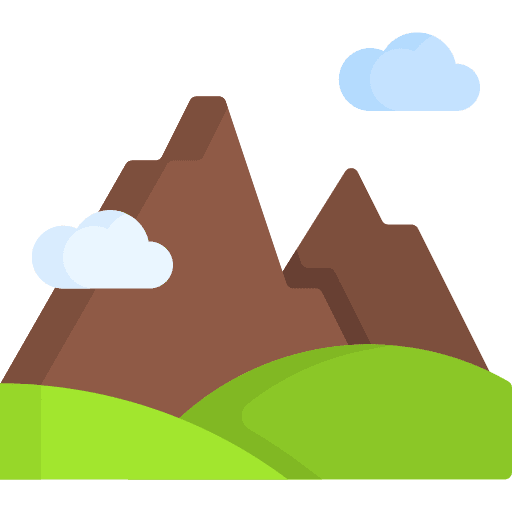 Mountains clouds nature altitude icon Mountains clouds nature altitude icon