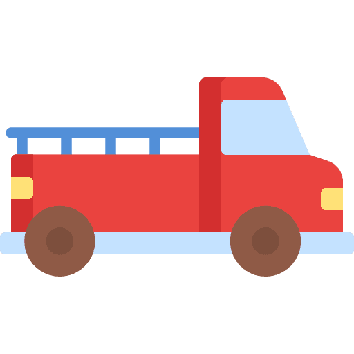 Pickup truck farming and gardening pickup car vehicle icon Pickup truck farming and gardening pickup car vehicle icon
