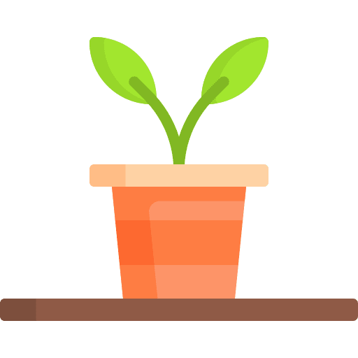 Plant pot farming and gardening furniture and household sprouts icon Plant pot farming and gardening furniture and household sprouts icon
