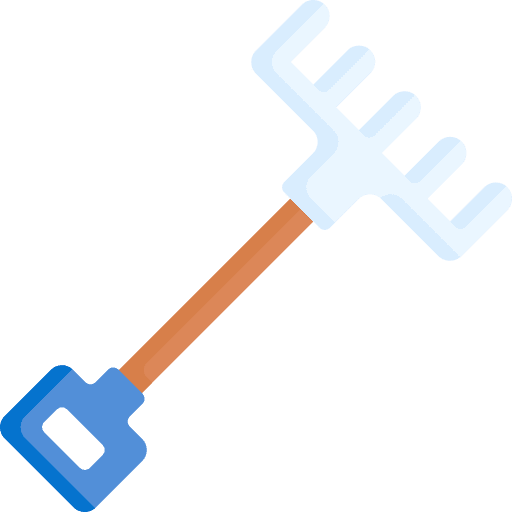 Rake fork pitchfork construction and tools icon Rake fork pitchfork construction and tools icon