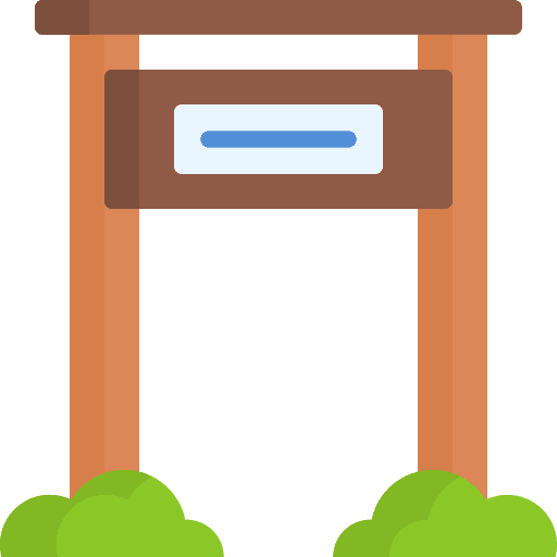 Torii gate cultures landmark architecture and city icon Torii gate cultures landmark architecture and city icon