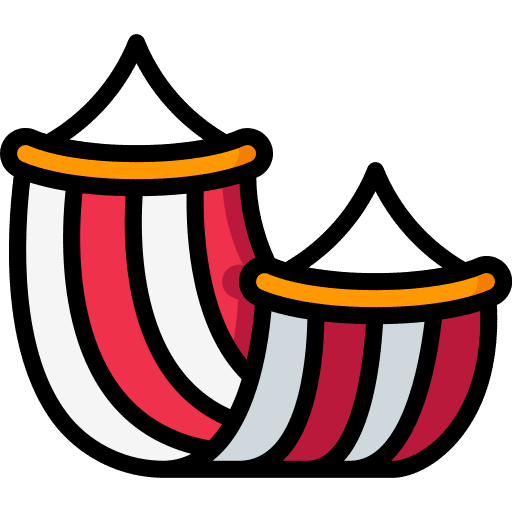 Hammock relaxing holidays hanging icon