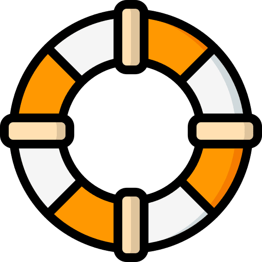 Life ring life preserver life buoy protection icon