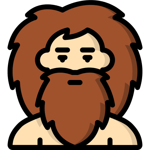 Man man castaway user icon