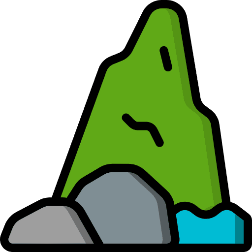 Rocky mountains rocky mountains landscape sea icon