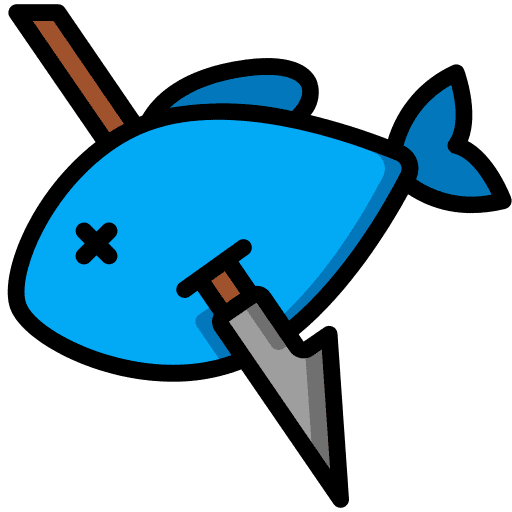Fish arrow fishing cultures icon