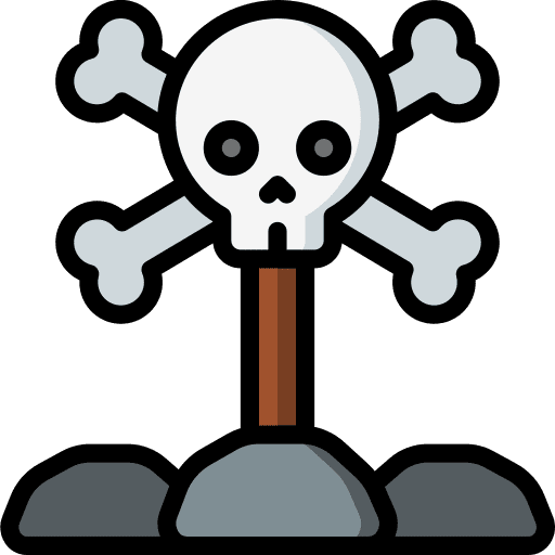 Grave gravestone funeral tombstone icon