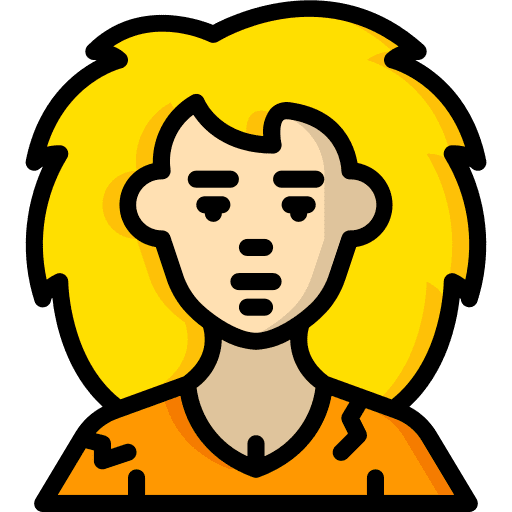 Woman woman long hair user icon