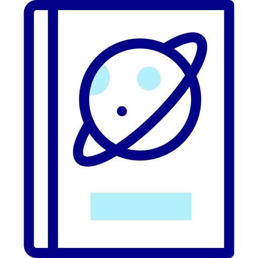 Book science education astronomy icon