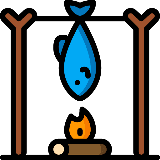 Cooking animal diet fire icon