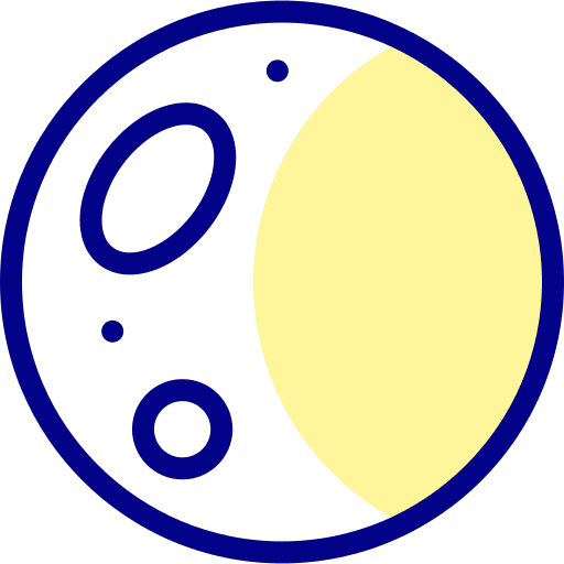 Moon phase astronomy miscellaneous moon craters icon Moon phase astronomy miscellaneous moon craters icon