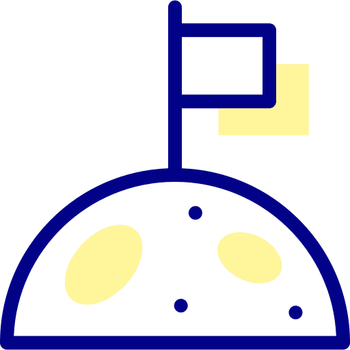 Moon space exploration discover universe icon Moon space exploration discover universe icon