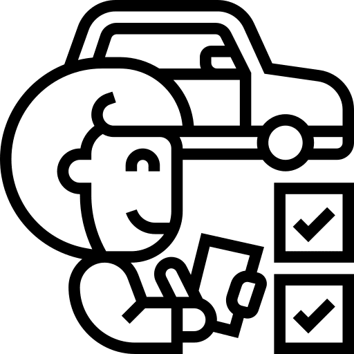 Car check maintenance garage service icon