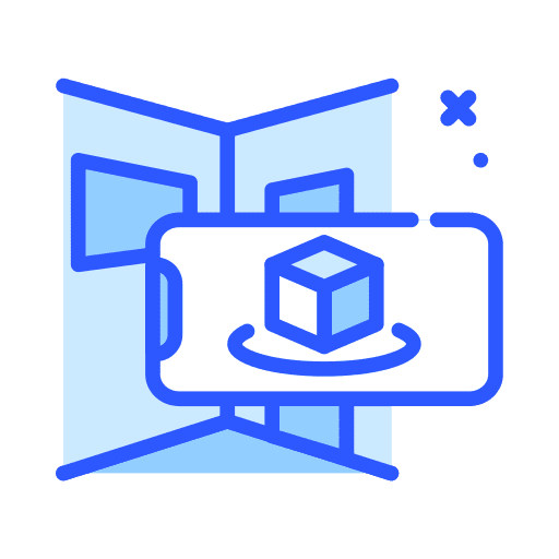 Design room rotate simulation icon