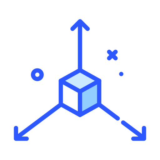 3d perspective figure figures icon