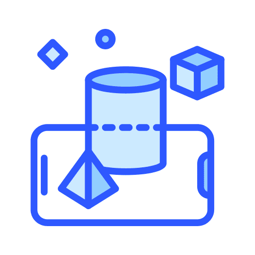 3d shapes cubes geometric figures icon