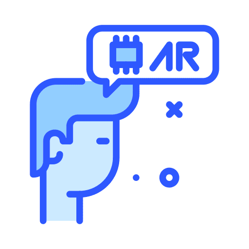 Ar ar speaker chat icon