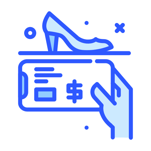 Shopping commerce and shopping ar shopping icon