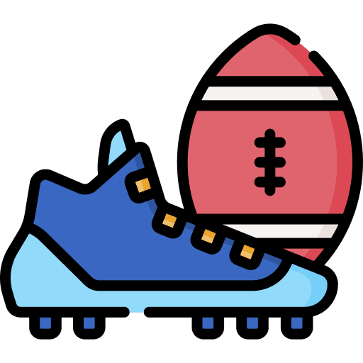 American football game play sports and competition icon American football game play sports and competition icon