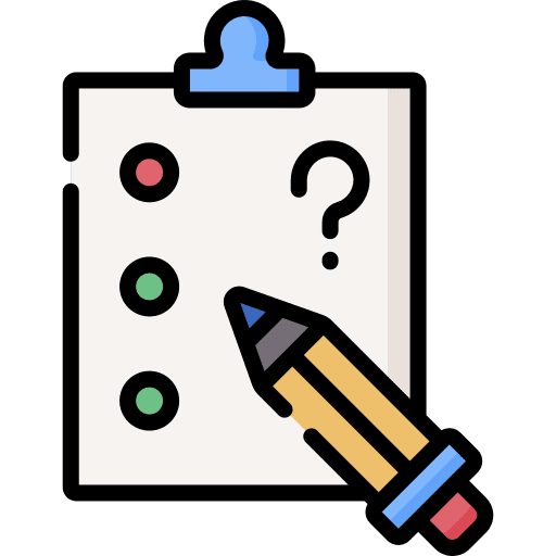 Exam exam question clipboard icon Exam exam question clipboard icon