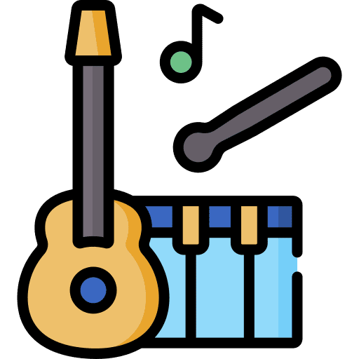 Music class guitar music class orchestra icon