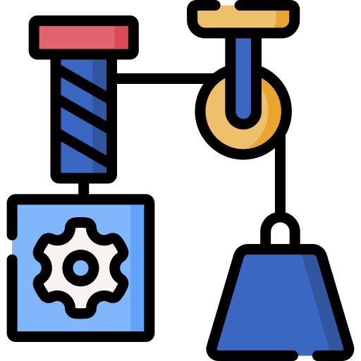 Physics experiment education mechanics icon