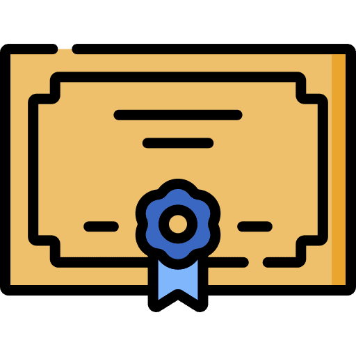Certificate certification diploma contract icon Certificate certification diploma contract icon