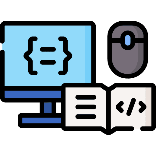 Computer computer education elearning icon Computer computer education elearning icon