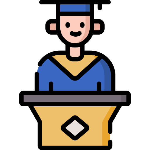 Graduation speech education graduation icon Graduation speech education graduation icon