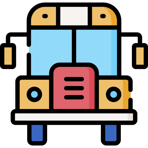 School bus school bus public transport transportation icon School bus school bus public transport transportation icon