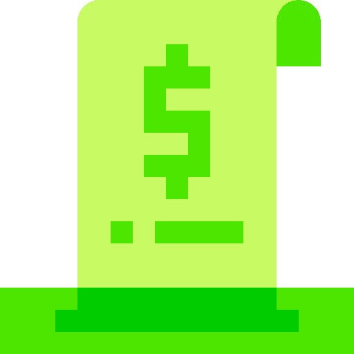 Bill bill ticket business and finance icon