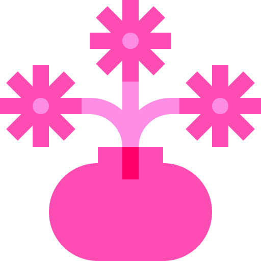 Flower decoration botanical garden icon