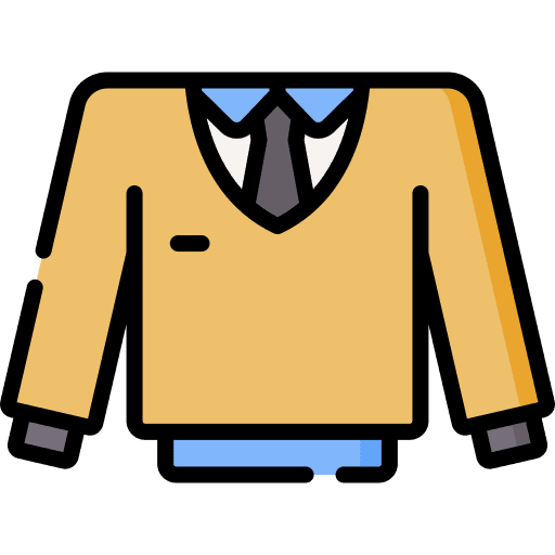 Uniform clothes fashion school icon Uniform clothes fashion school icon