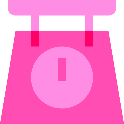 Weight scale food and restaurant weighing machine weight scale icon