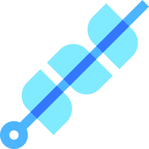 Skewer brochette bbq meat icon Skewer brochette bbq meat icon