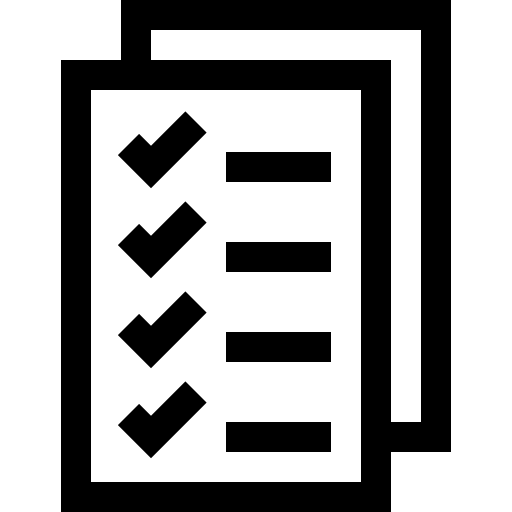 Check list protocol files and folders compliance icon Check list protocol files and folders compliance icon