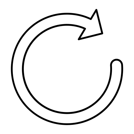 Reloading ongoing shapes and symbols reloading icon