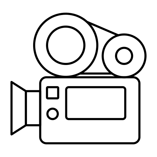 Video camera cinema video camera electronics icon