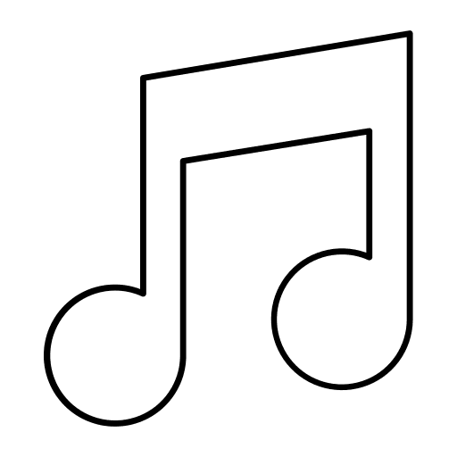 Music note music note music and multimedia quaver icon