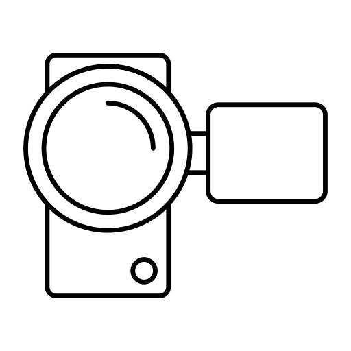 Video camera video camera recorder electronics icon
