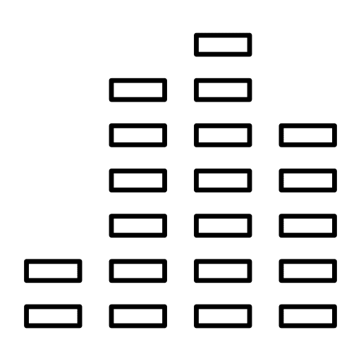 Music bars controller volume mixer icon
