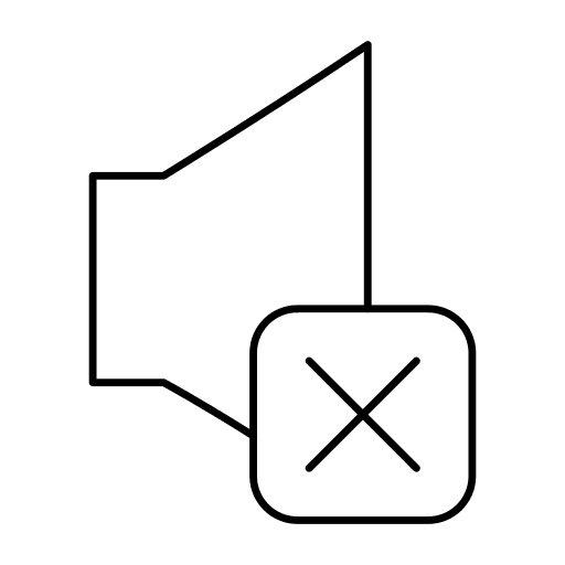 Speaker ui mute volume icon