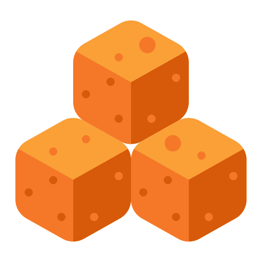 Brown sugar food and restaurant bakery ingredients icon
