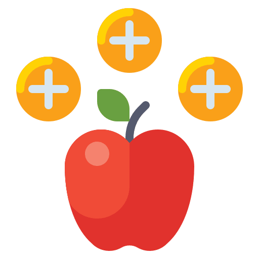 Nutrition healthy healthy food apple icon