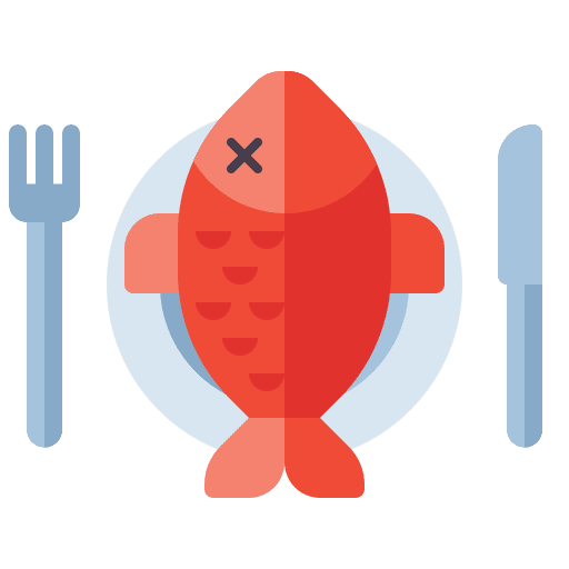 Pescatarian egg healthy food pescatarian icon