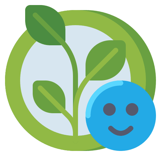 Vegan eco friendly food vegetables icon