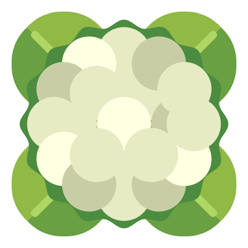 Cauliflower cauliflower food and restaurant diet icon