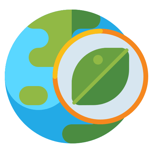 Eco friendly recycle fruit environment icon