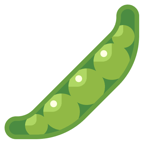 Peas organic vegan legume icon